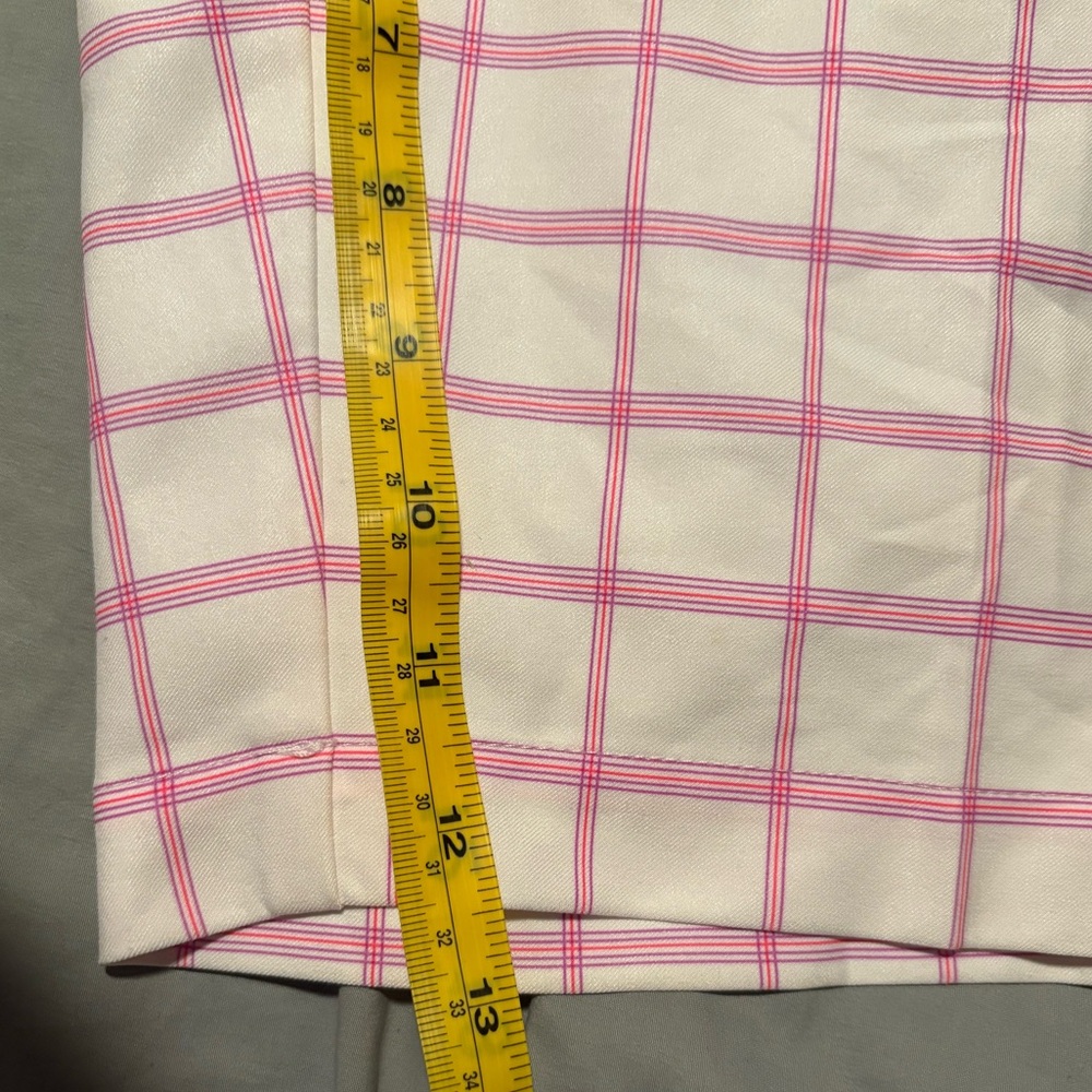 Tommy Armour Pink Plaid Dri-Fit Golf Shorts Size 14 EUC - Picture 6 of 6
